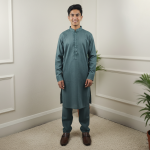 Boys Shalwar Kameez For EID And Special Occasion - Sea Green