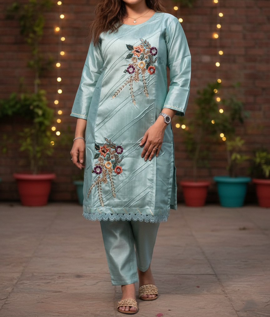 Pakistani Cotton 3 Piece Embroidered Suits