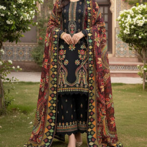 Pakistani 3 Piece Embroidered & Printed Suit - Women's Eid Collection 2026