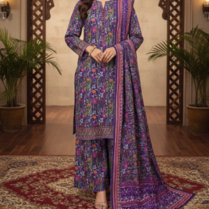 Pakistani 3 Piece Embroidered & Printed Suit - Women's Eid Collection 2026
