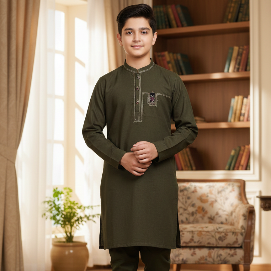 Pakistani Style Kids Shalwar Kameez – Eid Collection 2026