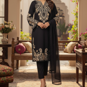 Pakistani 3 Piece Embroidered & Printed Suit - Women's Eid Collection 2026