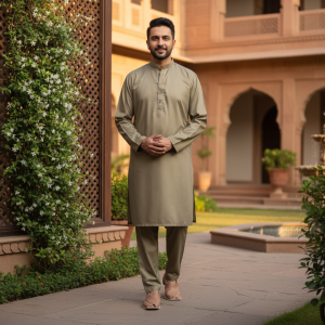 Pakistani Style Men's Shalwar Kameez - Eid Collection 2026