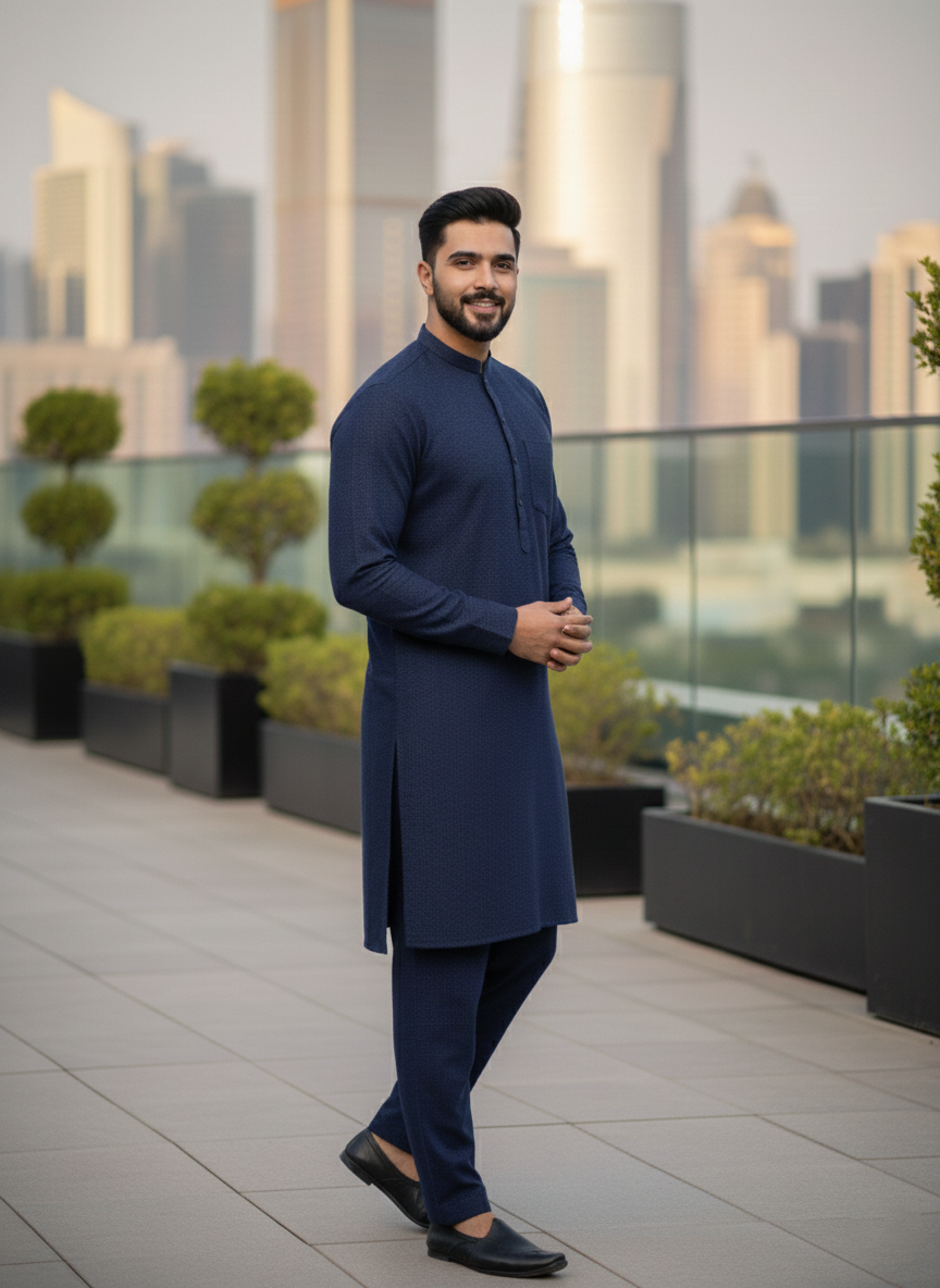 Pakistani Style Men’s Shalwar Kameez – Eid Collection 2026