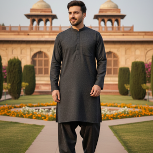 Pakistani Style Men's Shalwar Kameez - Eid Collection 2026