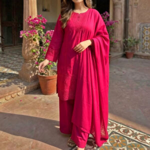 Pakistani 3 Piece Embroidered & Printed Suit - Women's Eid Collection 2026