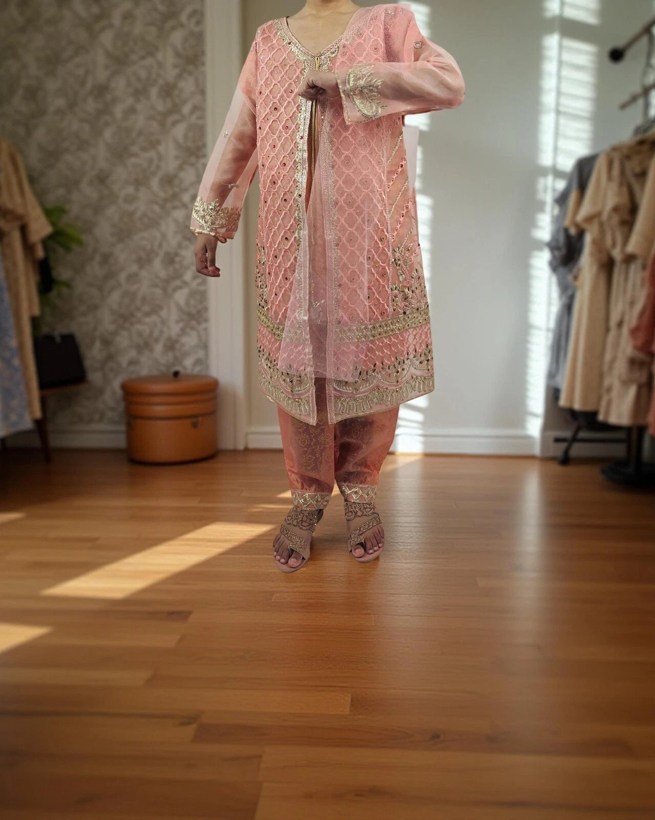 Organza Full Embroidery Angrakha Girl Suites For Eid Collection 2026 13 Organza Full Embroidery Angrakha Girl Suites For Eid Collection 2026 - Image 13