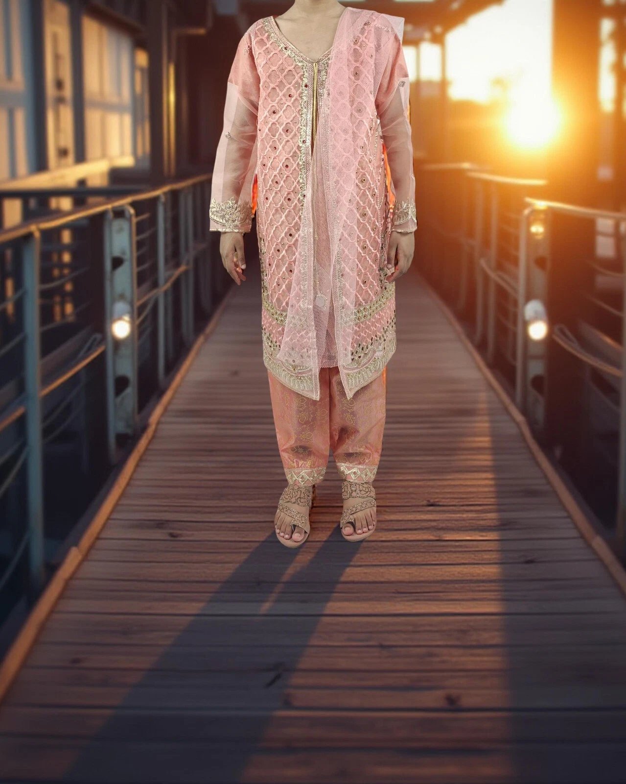 Organza Full Embroidery Angrakha Girl Suites For Eid Collection 2026 14 Organza Full Embroidery Angrakha Girl Suites For Eid Collection 2026 - Image 14