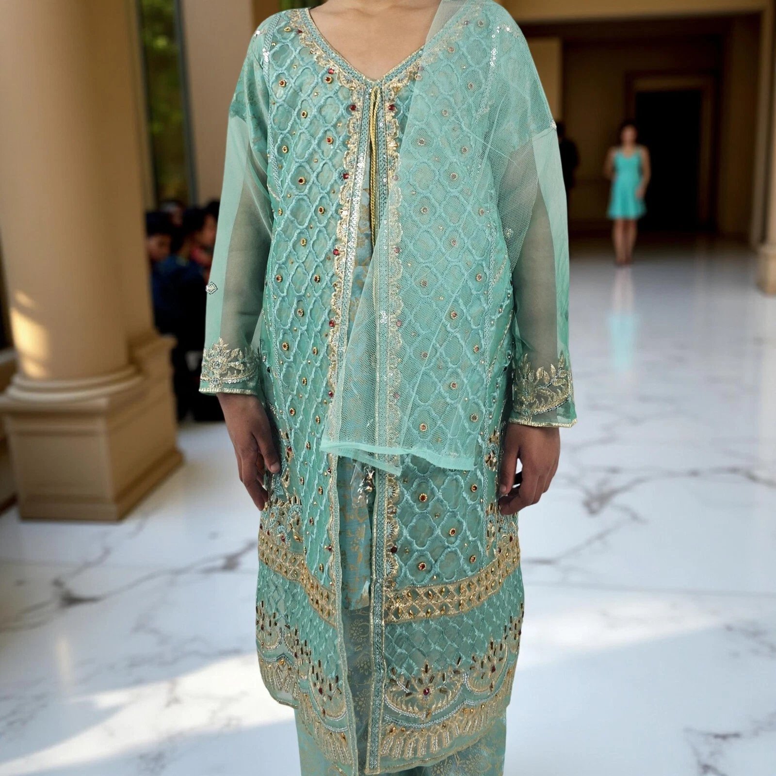 Organza Full Embroidery Angrakha Girl Suites For Eid Collection 2026 8 Organza Full Embroidery Angrakha Girl Suites For Eid Collection 2026 - Image 8