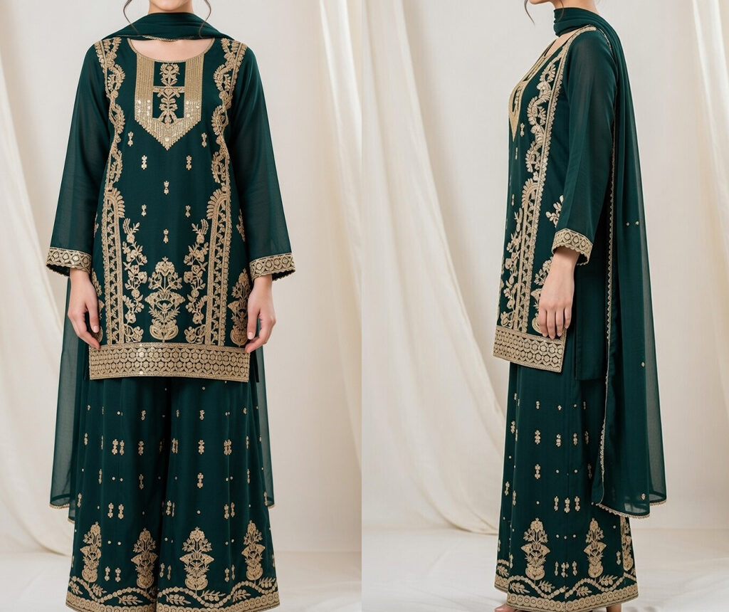 Asian Style 3-Piece Girls’ Suit Set | Eid Collection 2026 | London, UK