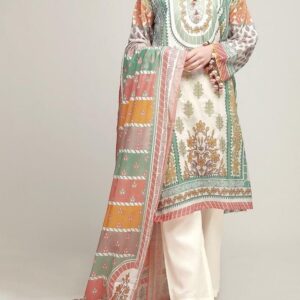 Pakistani Style Ready to Wear Women Suit Printed Suit