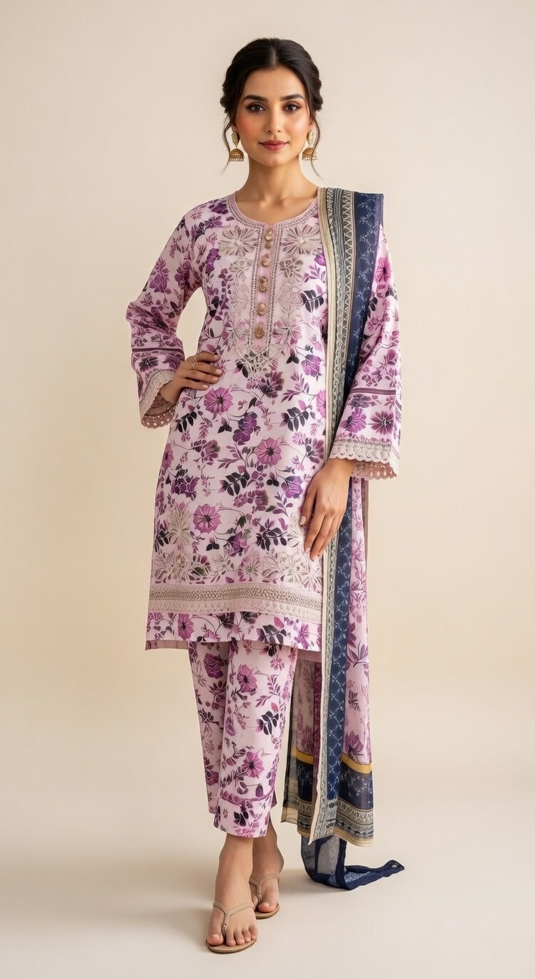 Buy Pakistani lawn Printed Suits | 2026 New Collection London, UK 10 Buy Pakistani lawn Printed Suits | 2026 New Collection London, UK - Image 10