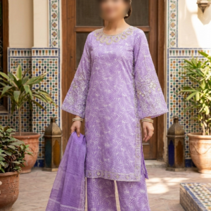 Asian Style Embroidery 3-Piece Women Suit Set | Eid Collection 2026 | London, UK