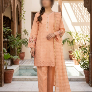 Asian Style Embroidery 3-Piece Women Suit Set | Eid Collection 2026 | London, UK