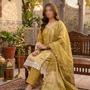 Asian Style Embroidery 3-Piece Women Suit Set | Eid Collection 2026 | London, UK