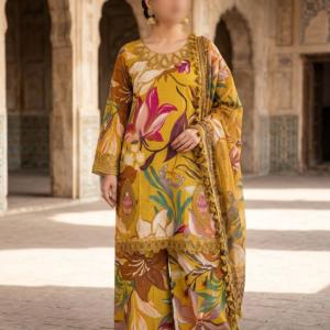 Asian Style Embroidery 3-Piece Women Suit Set | Eid Collection 2026 | London, UK